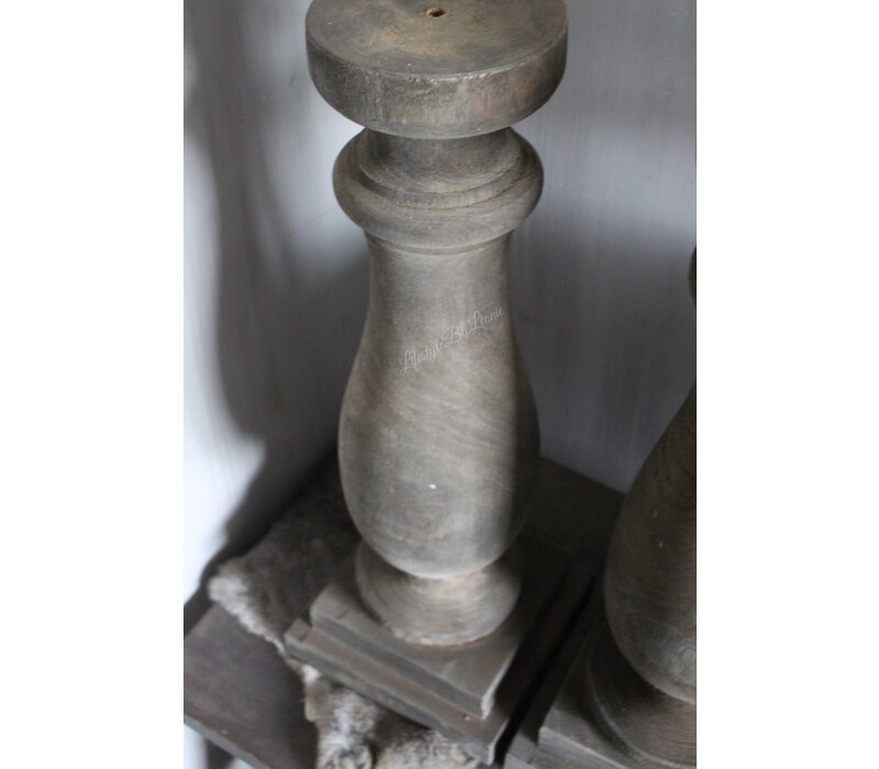 Aura Peeperkorn sierlijke baluster kandelaar Beau 70cmH