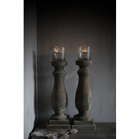 Aura Peeperkorn sierlijke baluster kandelaar Beau 70cmH