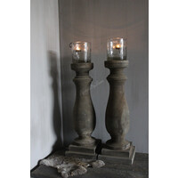 Aura Peeperkorn sierlijke baluster kandelaar Beau 70cmH