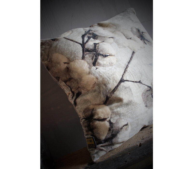 PTMD kussen cotton flowers 45 x 45 cm