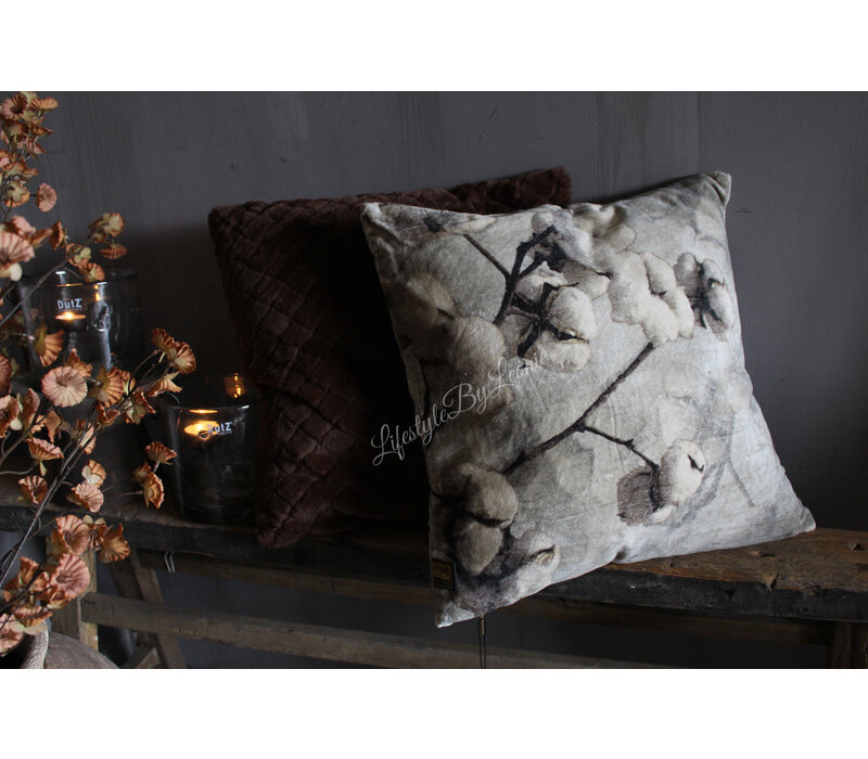 PTMD kussen cotton flowers 45x45cm