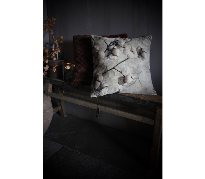 PTMD kussen cotton flowers 45 x 45 cm