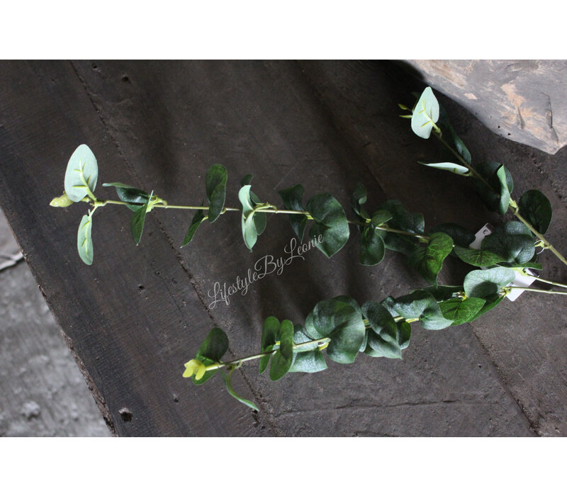 Namaak Eucalyptus tak donkergroen 75 cm
