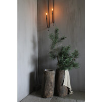 Aura Peeperkorn grote unieke houten vijzel pot