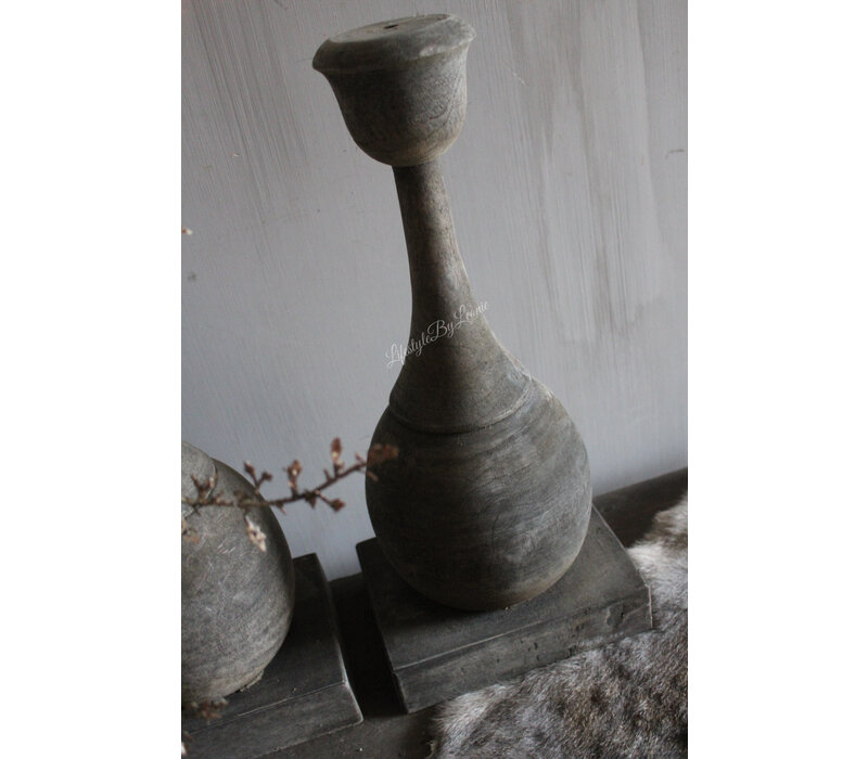 Luksa baluster kandelaar Lyna 45x14cm