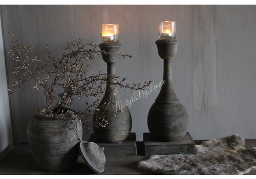 LUKSA LUKSA baluster kandelaar Lyna 45 x 14 cm