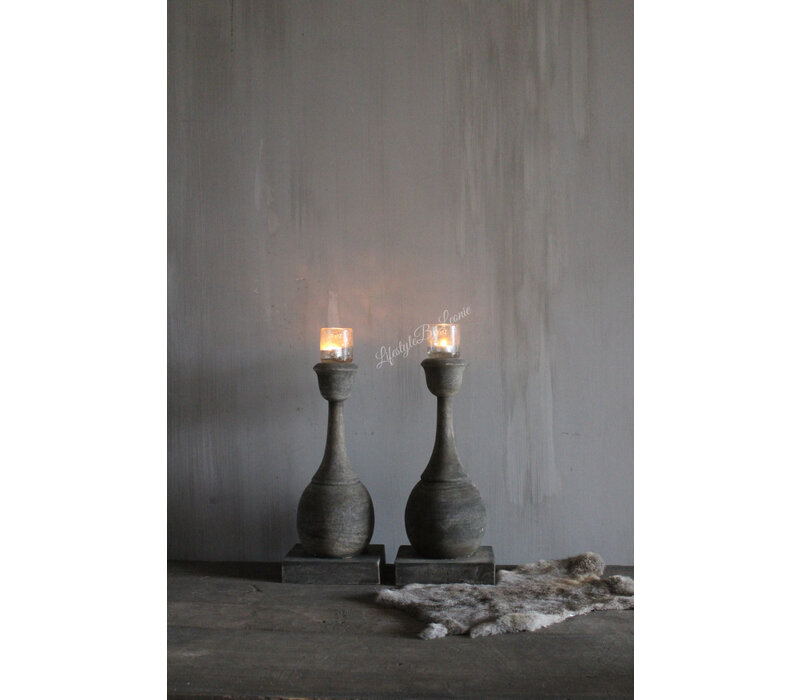 Luksa baluster kandelaar Lyna 45x14cm