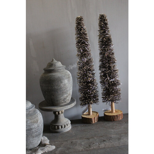 Hoge smalle sobere kerstboom Timo 73 cm 