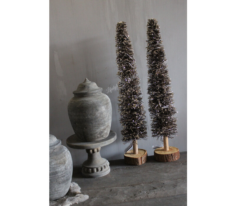 Hoge smalle sobere kerstboom Timo 73cm