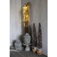 Hang festoen larix dennenappels met LED 65cm
