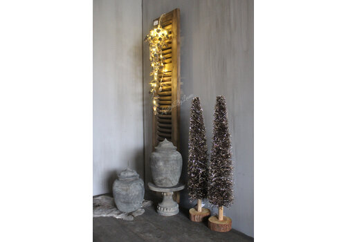 Hangfestoen Larix dennenappels met LED 65 cm