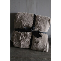 Bont plaid faux fur Cosy blanca grey 130x170cm