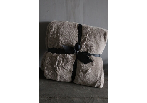 Bont plaid faux fur Cosy blanca grey 130 x 170 cm