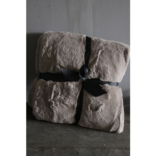 Bont plaid faux fur Cosy blanca grey 130 x 170 cm 