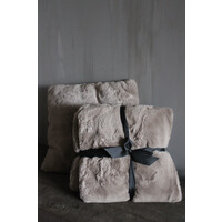 Bont plaid faux fur Cosy blanca grey 130x170cm