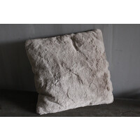 Bont kussen faux fur Cosy blanca grey 45x45cm