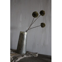 Namaak PomPom tak 3 bollen Olive 78 cm