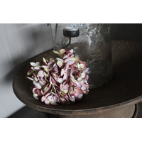 Zijden hortensia tak Autumn mauve 44cm