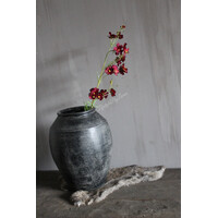 Zijden lange tak Helenium Spray Burgundy 85 cm