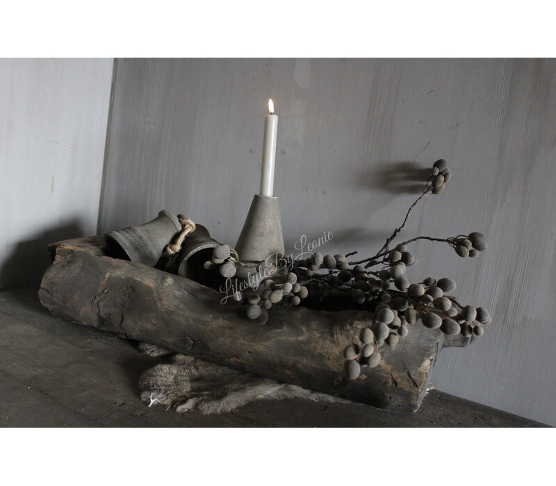 Aura Peeperkorn donker houten trog Antiek