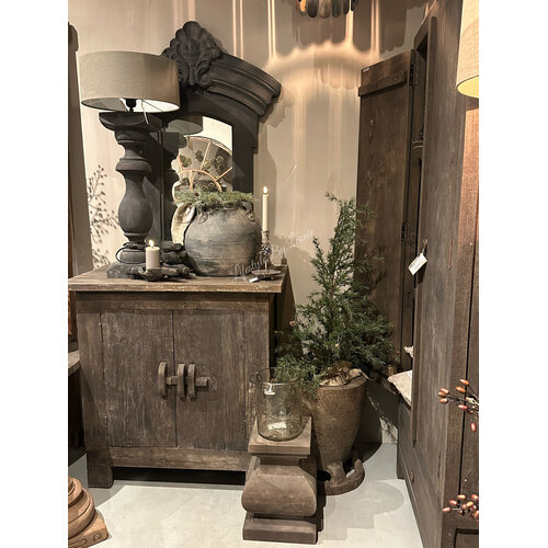 Houten spiegel Toog Black wash 120 cm 