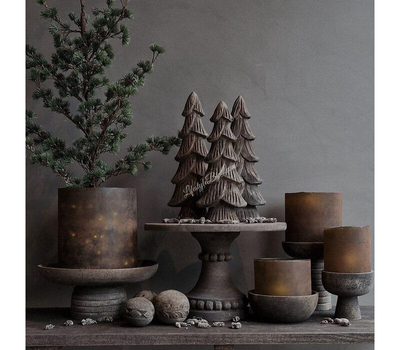 Sobere kerstboom Rudolph 40 cm