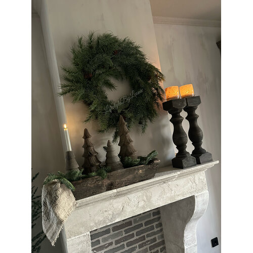 Aura Peeperkorn donker houten trog Antiek  Aura Peeperkorn donker houten trog Antiek