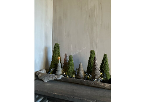 Namaak slinger / guirlande Juniper black met LED 170 cm