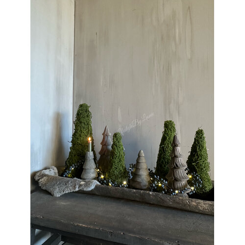 Namaak slinger / guirlande Juniper black met LED 170 cm 