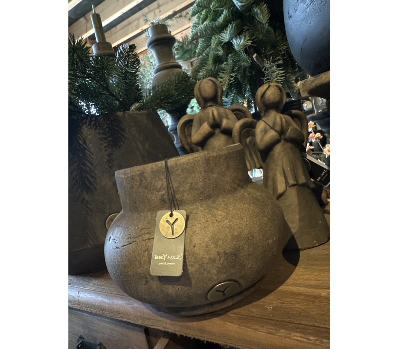 Brynxz new vase Brown 22x16cm