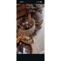 Namaak slinger / guirlande Juniper black met LED 170 cm