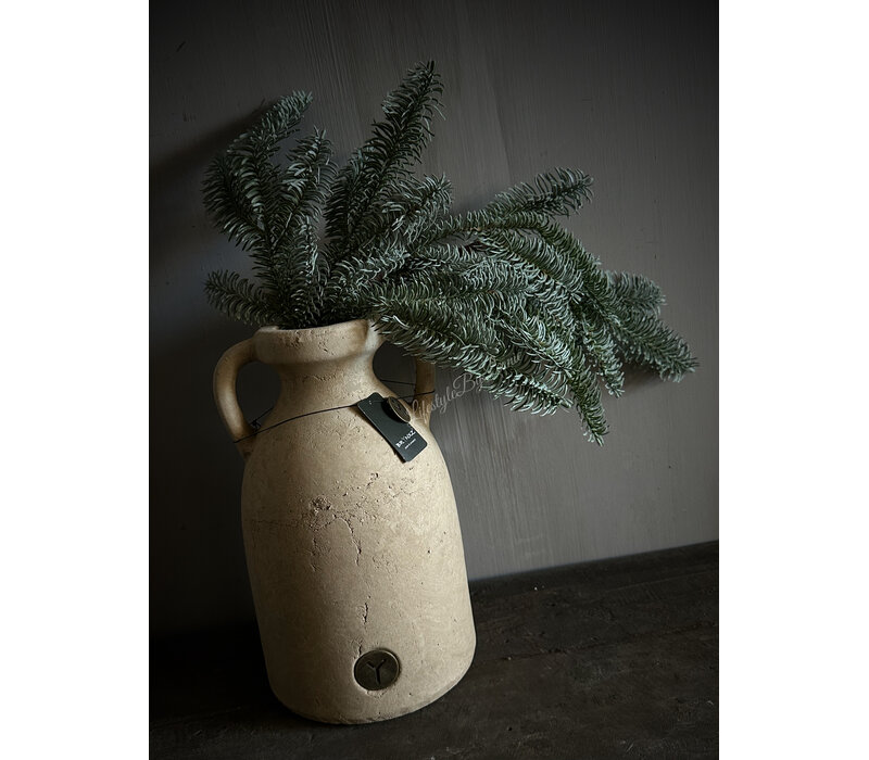 Brynxz pot met 2 oren Taupe 28 x 16 cm