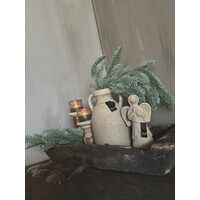 Brynxz pot met 2 oren Taupe 28 x 16 cm
