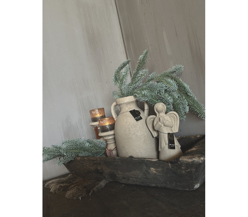 Brynxz pot met 2 oren Taupe 28x16cm