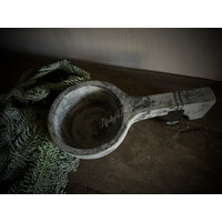 Brynxz stenen liggende lepel kandelaar Stone black 29cm