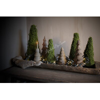 Namaak slinger / guirlande Juniper black met LED 170 cm