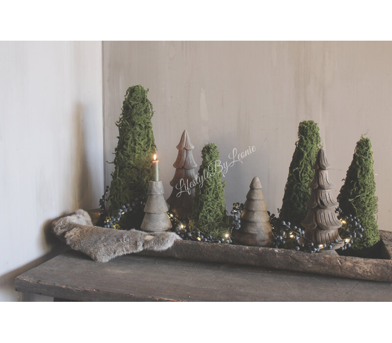 Namaak slinger / guirlande Juniper black met LED 170 cm