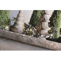 Namaak slinger / guirlande Juniper black met LED 170 cm