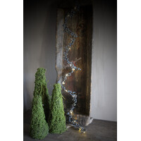 Namaak slinger / guirlande Juniper black met LED 170 cm