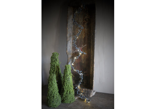 Namaak slinger / guirlande Juniper black met LED 170 cm