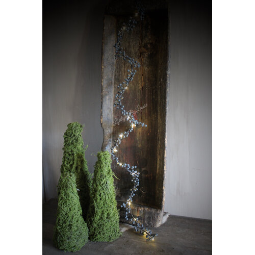 Namaak slinger / guirlande Juniper black met LED 170 cm 