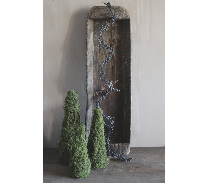 Namaak slinger / guirlande Juniper black met LED 170 cm