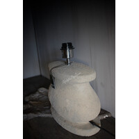 Brynxz ovale stenen lampvoet Rustic 30 x 26 x 17 cm