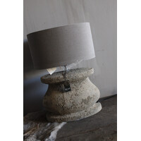 Brynxz ovale stenen lampvoet Rustic 30 x 26 x 17 cm