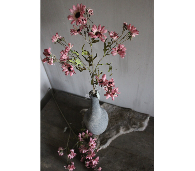 Brynxz namaak tak Chrysant old purple 90 cm