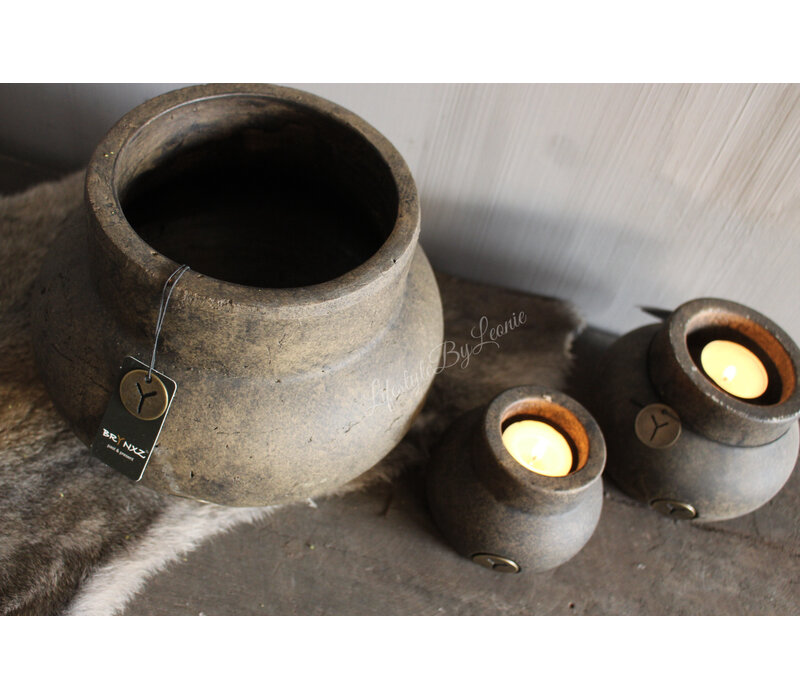 Brynxz new vase Brown 22 x 16 cm