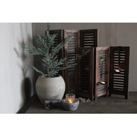 Drieluik shutters brown wash 70 cm