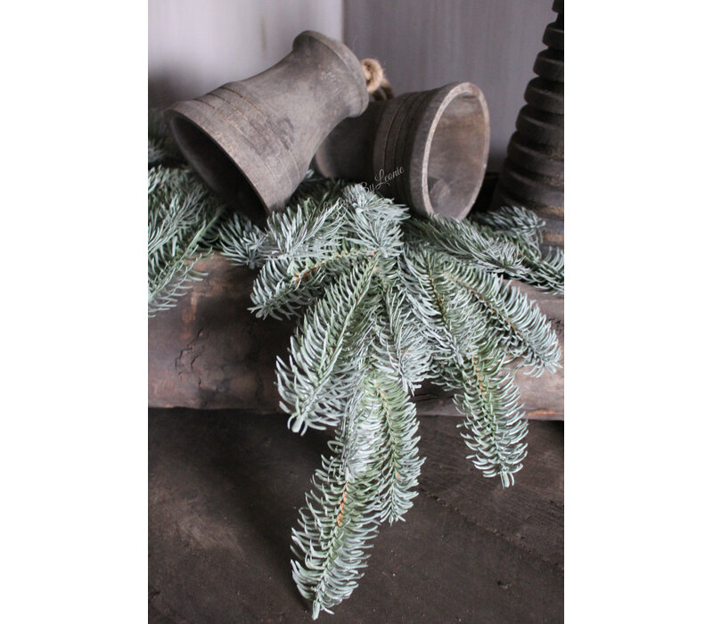 Houten sobere kerstklok Luna 19 cm