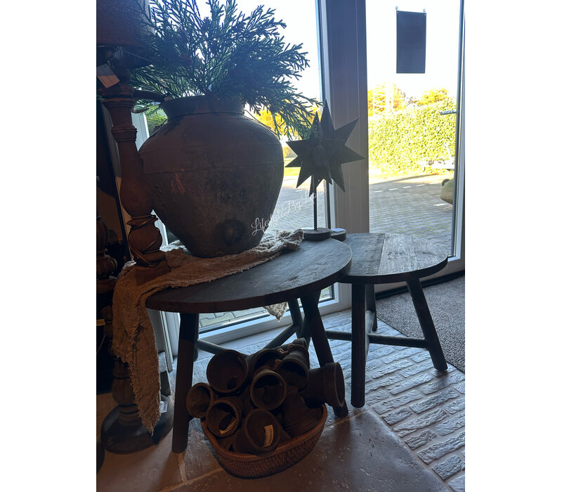 Luksa set ronde tafels Anouk 60/80cm