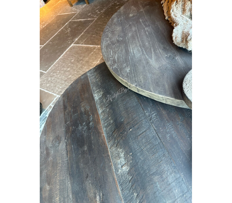 Luksa set ronde tafels Anouk 60/80cm